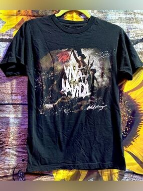 Coldplay Viva la Vida Tour Black T-shirt Size S